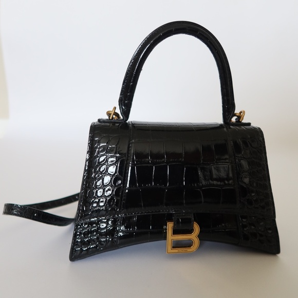 Balenciaga Hourglass Handbag Small Black - Picture 2 of 5